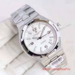 Swiss Replica Vacheron Constantin Overseas Watch SS White 41mm